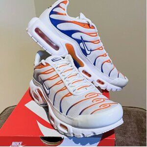Size 9 - Nike Air Max Plus Summit White/Racer Blue/Safety Orange/White Women